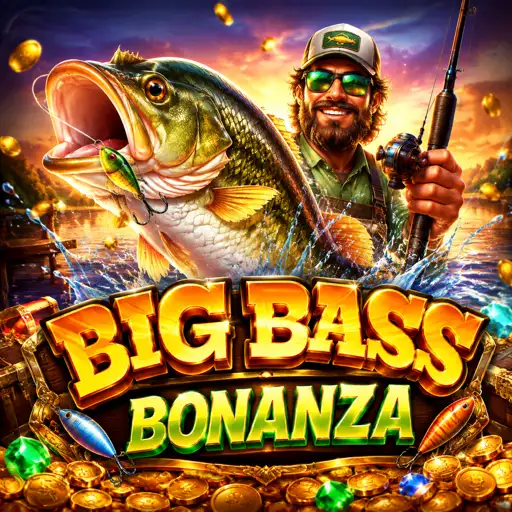 Capa do slot Big Bass Bonanza com tema de pesca